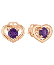 Женские Серьги_Серебро .925_АМЕТИСТ__2-Лазурит-Онлайн