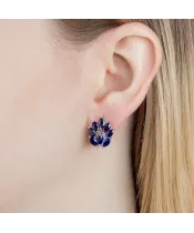 Женские Серьги_Серебро .925_САПФИР__5-Лазурит-Онлайн