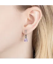 Женские Серьги_Серебро .925_АМЕТИСТ__5-Лазурит-Онлайн