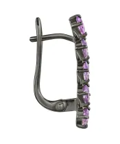 Женские Серьги_Серебро .925_АМЕТИСТ__3-Лазурит-Онлайн