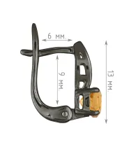 Женские Серьги_Серебро .925_ЦИТРИН__4-Лазурит-Онлайн