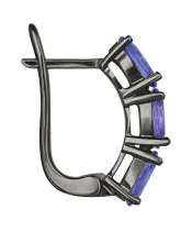 Женские Серьги_Серебро .925_ТАНЗАНИТ__3-Лазурит-Онлайн