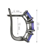Женские Серьги_Серебро .925_ТАНЗАНИТ__4-Лазурит-Онлайн