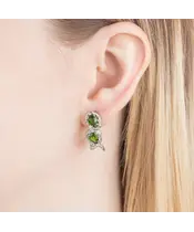 Женские Серьги_Серебро .925_ХРОМДИОПСИД__5-Лазурит-Онлайн