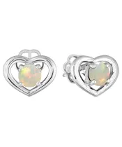 Женские Серьги_Серебро .925_ОПАЛ__2-Лазурит-Онлайн