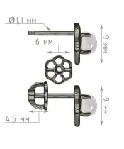 Женские Серьги_Серебро .925_ЛУННЫЙ КАМЕНЬ__4-Лазурит-Онлайн