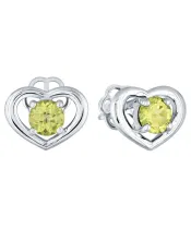 Женские Серьги_Серебро .925_ХРИЗОЛИТ__2-Лазурит-Онлайн