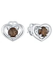 Женские Серьги_Серебро .925_РАУХТОПАЗ__2-Лазурит-Онлайн