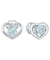 Женские Серьги_Серебро .925_ТОПАЗ__2-Лазурит-Онлайн