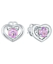 Женские Серьги_Серебро .925_АМЕТИСТ__2-Лазурит-Онлайн