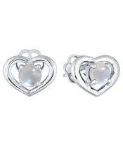 Женские Серьги_Серебро .925_ЛУННЫЙ КАМЕНЬ__2-Лазурит-Онлайн