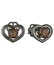 Женские Серьги_Серебро .925_РАУХТОПАЗ__2-Лазурит-Онлайн