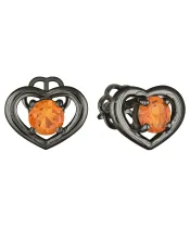 Женские Серьги_Серебро .925_ЦИТРИН__2-Лазурит-Онлайн