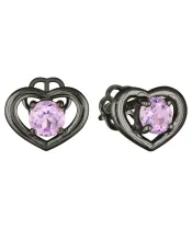 Женские Серьги_Серебро .925_АМЕТИСТ__2-Лазурит-Онлайн