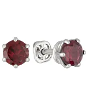 Женские Серьги_Серебро .925_ГРАНАТ__2-Лазурит-Онлайн