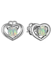 Женские Серьги_Серебро .925_ОПАЛ__2-Лазурит-Онлайн