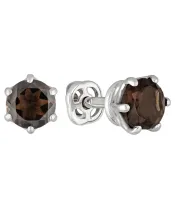 Женские Серьги_Серебро .925_РАУХТОПАЗ__2-Лазурит-Онлайн