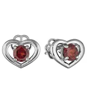 Женские Серьги_Серебро .925_ГРАНАТ__2-Лазурит-Онлайн