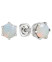 Женские Серьги_Серебро .925_ОПАЛ__2-Лазурит-Онлайн