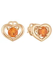 Женские Серьги_Серебро .925_ЦИТРИН__2-Лазурит-Онлайн