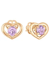 Женские Серьги_Серебро .925_АМЕТИСТ__2-Лазурит-Онлайн