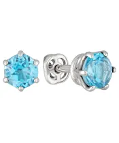 Женские Серьги_Серебро .925_ТОПАЗ__2-Лазурит-Онлайн