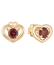 Женские Серьги_Серебро .925_ГРАНАТ__2-Лазурит-Онлайн