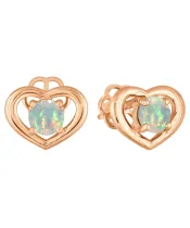 Женские Серьги_Серебро .925_ОПАЛ__2-Лазурит-Онлайн