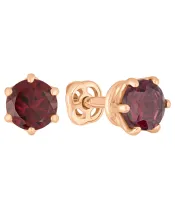 Женские Серьги_Серебро .925_ГРАНАТ__2-Лазурит-Онлайн