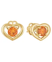 Женские Серьги_Серебро .925_ЦИТРИН__2-Лазурит-Онлайн