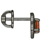 Женские Серьги_Серебро .925_ЦИТРИН__3-Лазурит-Онлайн