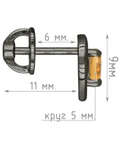Женские Серьги_Серебро .925_ЦИТРИН__5-Лазурит-Онлайн