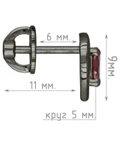 Женские Серьги_Серебро .925_ГРАНАТ__5-Лазурит-Онлайн