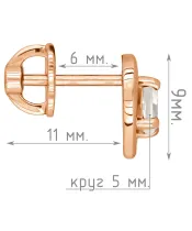Женские Серьги_Серебро .925_ЛУННЫЙ КАМЕНЬ__5-Лазурит-Онлайн
