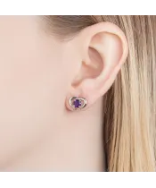 Женские Серьги_Серебро .925_АМЕТИСТ__6-Лазурит-Онлайн
