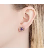 Женские Серьги_Серебро .925_АМЕТИСТ__6-Лазурит-Онлайн