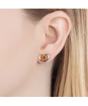 Женские Серьги_Серебро .925_ЦИТРИН__6-Лазурит-Онлайн