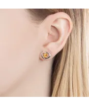 Женские Серьги_Серебро .925_ЦИТРИН__6-Лазурит-Онлайн