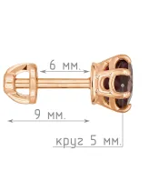 Женские Серьги_Серебро .925_ГРАНАТ__5-Лазурит-Онлайн