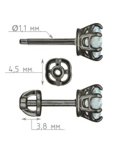 Женские Серьги_Серебро .925_ТОПАЗ__4-Лазурит-Онлайн