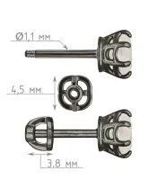Женские Серьги_Серебро .925_ЛУННЫЙ КАМЕНЬ__4-Лазурит-Онлайн