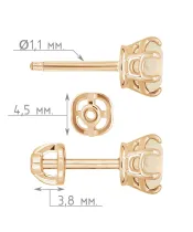 Женские Серьги_Серебро .925_ОПАЛ__4-Лазурит-Онлайн