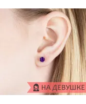 Женские Серьги_Серебро .925_АМЕТИСТ__6-Лазурит-Онлайн