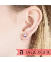 Женские Серьги_Серебро .925_АМЕТИСТ__6-Лазурит-Онлайн