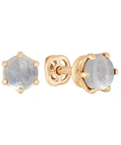 Женские Серьги_Серебро .925_ЛУННЫЙ КАМЕНЬ__2-Лазурит-Онлайн