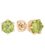 Женские Серьги_Серебро .925_ХРИЗОЛИТ__2-Лазурит-Онлайн