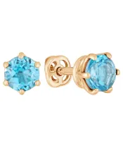 Женские Серьги_Серебро .925_ТОПАЗ__2-Лазурит-Онлайн