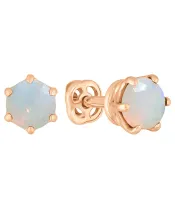 Женские Серьги_Серебро .925_ОПАЛ__2-Лазурит-Онлайн