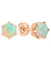 Женские Серьги_Серебро .925_ОПАЛ__2-Лазурит-Онлайн