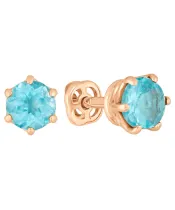 Женские Серьги_Серебро .925_АПАТИТ__2-Лазурит-Онлайн